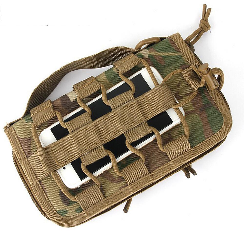 Men's Tactical Clutch Wallet Long Card Holder Case Purse Phone Pouch Handbag