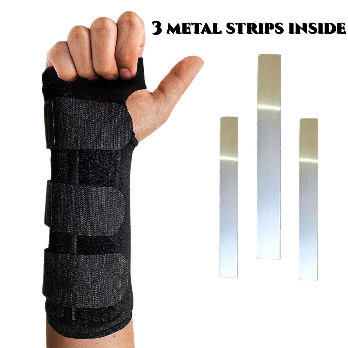 Carpal Tunnel Wrist Brace Night Sleep Wrist Splint Hand Brace with Metal Strip Healthcare Support Man