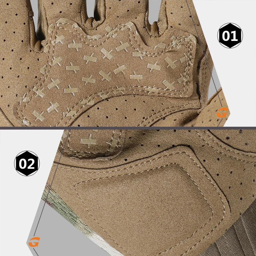 Tactical Combat Shooting Gloves Camo Breathable Touch Screen Full Finger Gloves