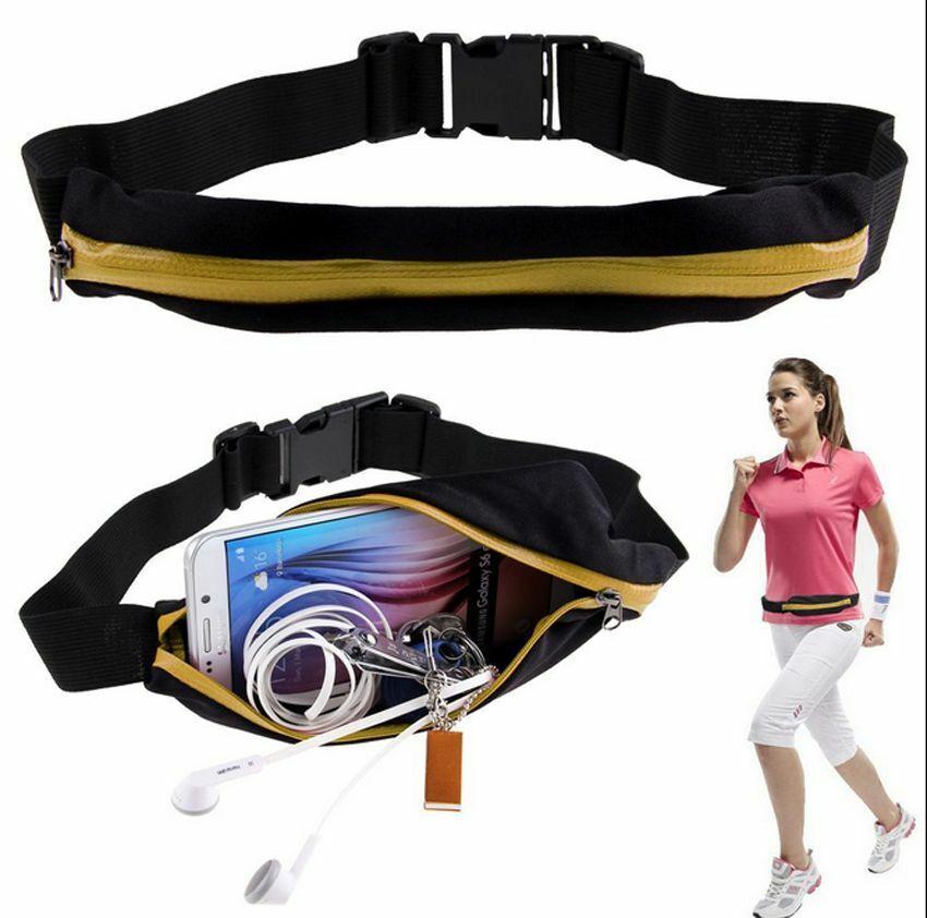 Men Women Outdoor Fitness Running Sports Belt Waterproof Phone Pouch Waist Bag