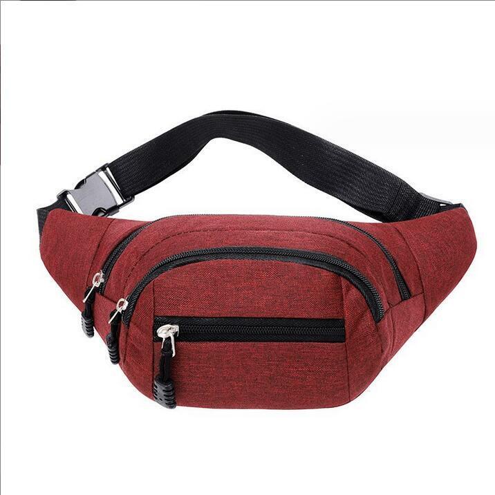 Hot Large Capacity Crossbody Waist Bag with Adjustable Strap for Travel Hiking