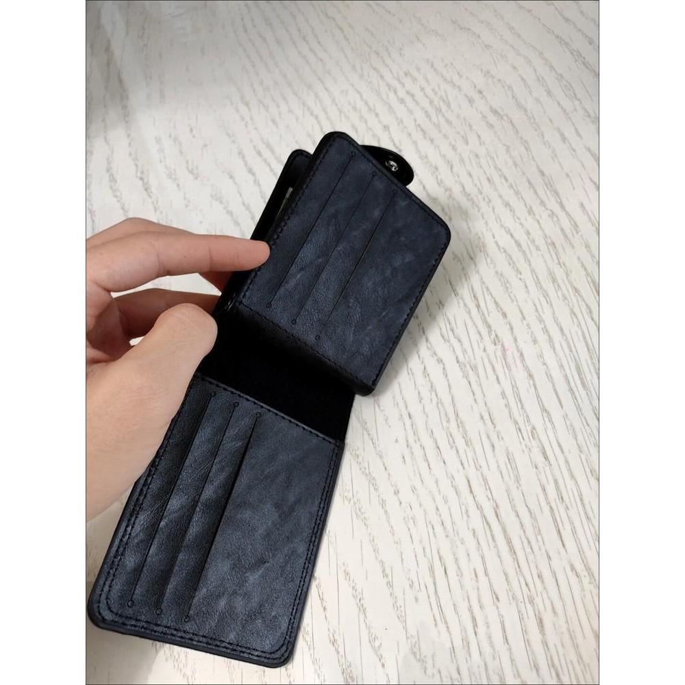 Black Mens US "$100" Dollar Bill Printed Leather Bifold Wallet Card Holder Purse