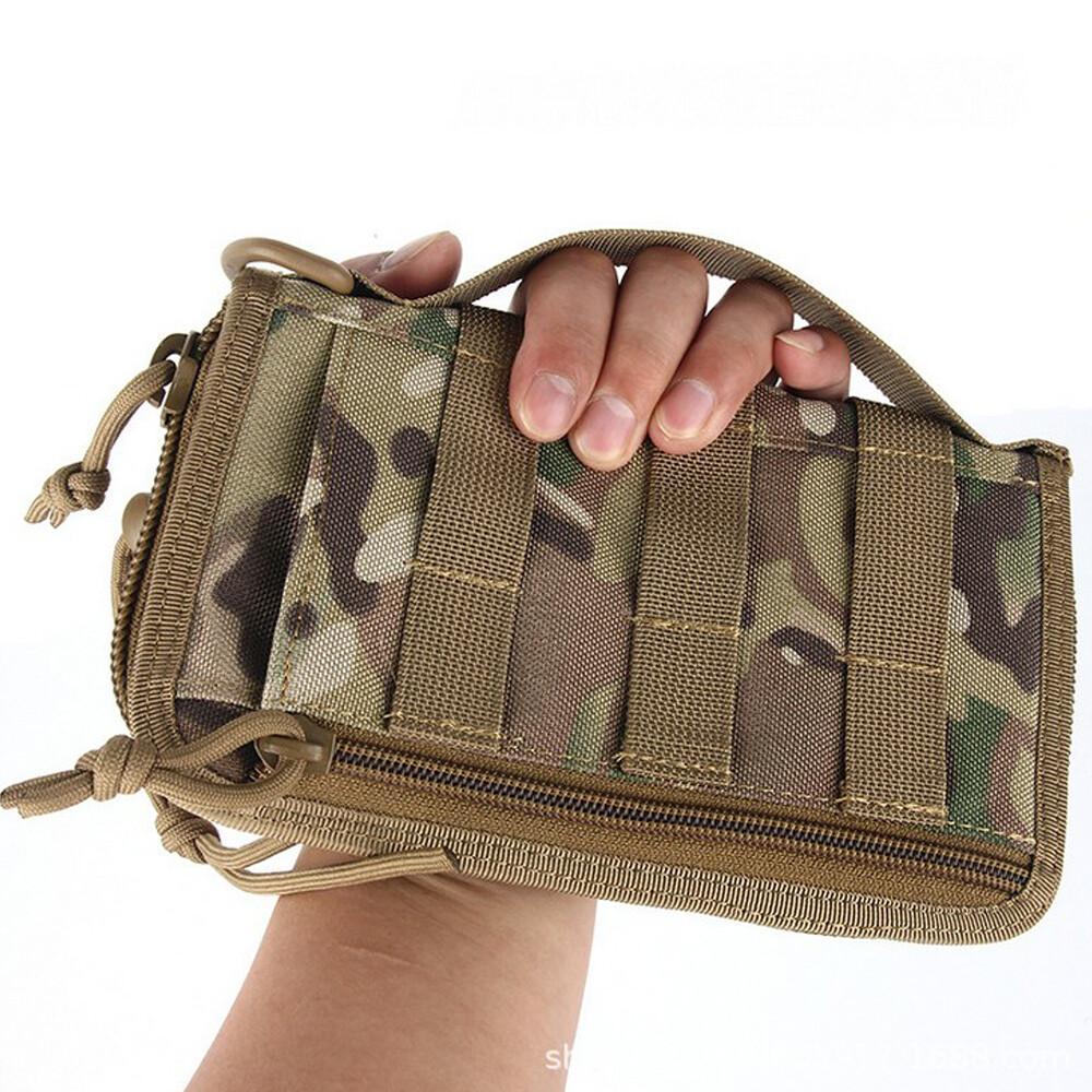 Men's Tactical Clutch Wallet Long Card Holder Case Purse Phone Pouch Handbag