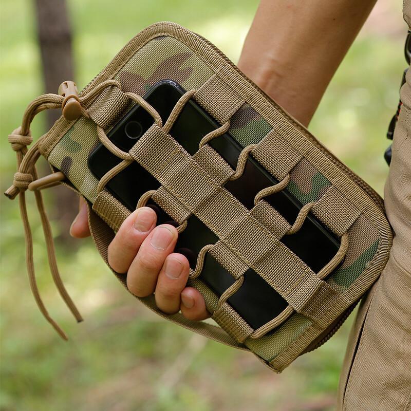 Men's Tactical Clutch Wallet Long Card Holder Case Purse Phone Pouch Handbag
