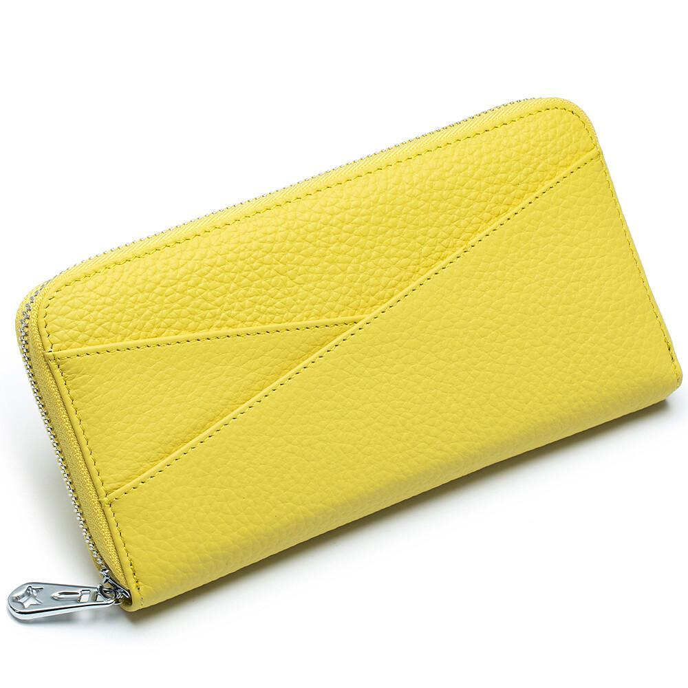 Mens/Womens Leather Large Capacity Credit Card Phone Holder RFID Blocking Wallet