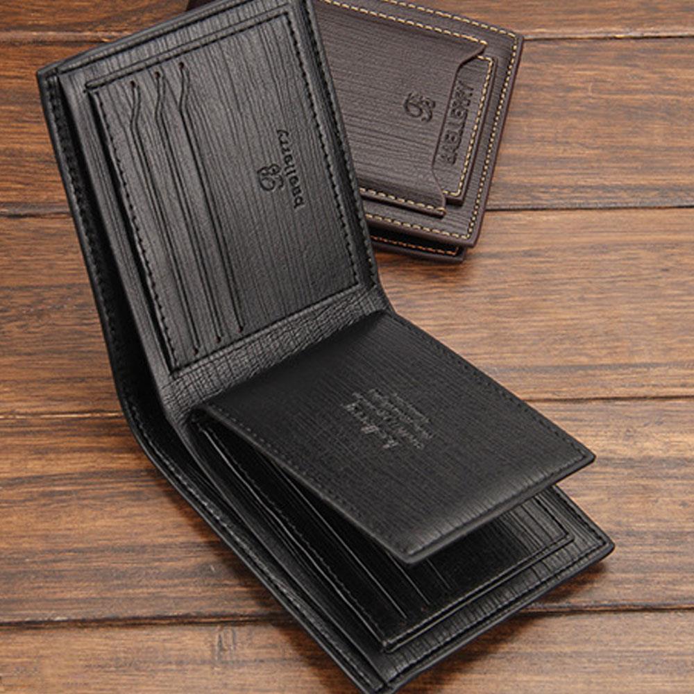 Bifold Wallets For Men RFID Blocking with ID Window Card Holder Leather Wallet