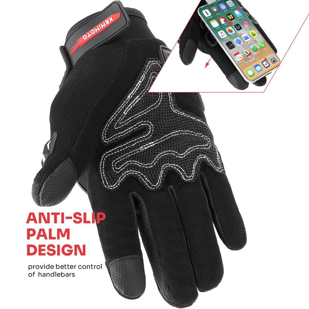 Motorcycle Gloves Dirt Bike Motorbike Riding Glove Touch Screen Motocross Gloves Unisex Super Protection Breathable Comfortable Excellent Grip Non-slip High Sensitivity Touchscreen