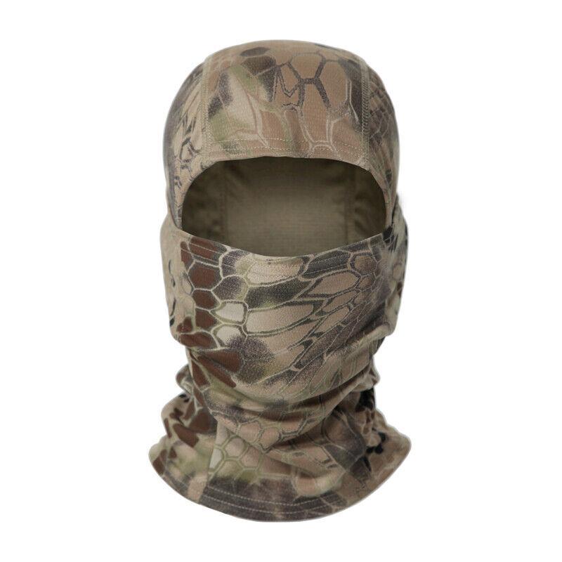 Camo Balaclava Face Mask UV Protection Ski Sun Hood Tactical Masks for Men Women