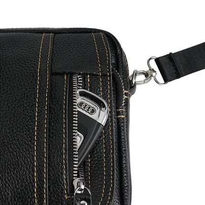 Men's Shoulder Bag, Leather Crossbody Bag,Waist Bag, Mobile Phone Storage Bag