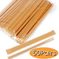 Chopsticks Disposable Bamboo Wooden Cooking Chop Sticks Sturdy Smooth Finish Chinese Japanese Korean Chopsticks Individually Wrapped 50Pairs