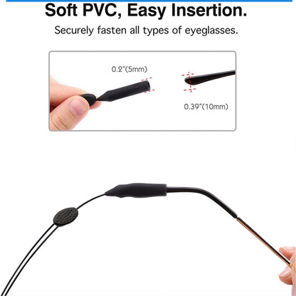 Eye Glasses Strap Eye wear Retainer Glasses Holder Straps Adjustable Sun Glass Strap Anti-slip Glasses Straps Unisex Eye-wear Retainer Safety Glass Holder
