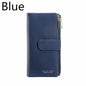RFID Double-layer Women Leather Long Wallet Large Capacity Card Holder Wallet Clutch Purse