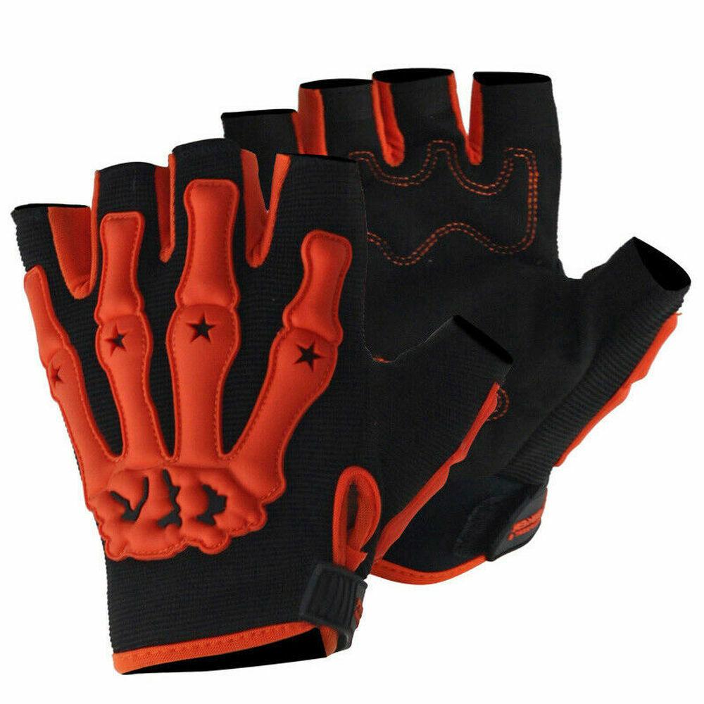 Mens Half Finger Cycling Gloves Breathable Shockproof MTB Mountain Bike Gloves