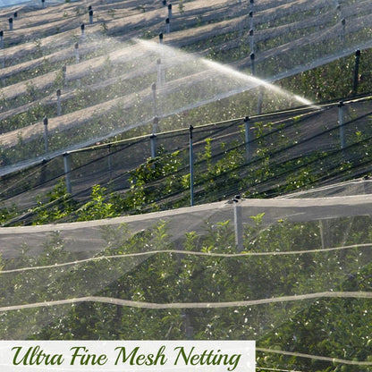 Garden Netting Bird Netting Protection Mesh Plant Cover Screen Vegetable Row Cover, Fruits Tree Flowers Garden Screen Barrier Net 10x33ft