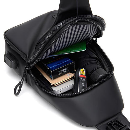 Mens Sling Bag Cross Body Handbag Chest Bag Shoulder Pack Sports Travel Backpack