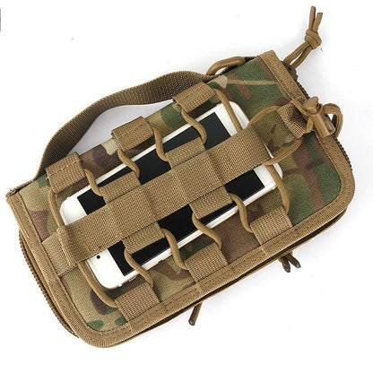Men's Tactical Clutch Wallet Long Card Holder Case Purse Phone Pouch Handbag