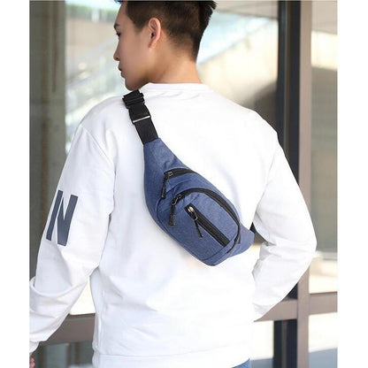 Hot Large Capacity Crossbody Waist Bag with Adjustable Strap for Travel Hiking