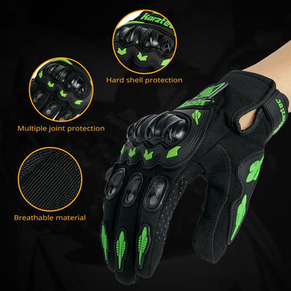 Motorcycle Gloves Men Touch Screen Summer Motorbike Dirt Bike Full Finger Gloves
