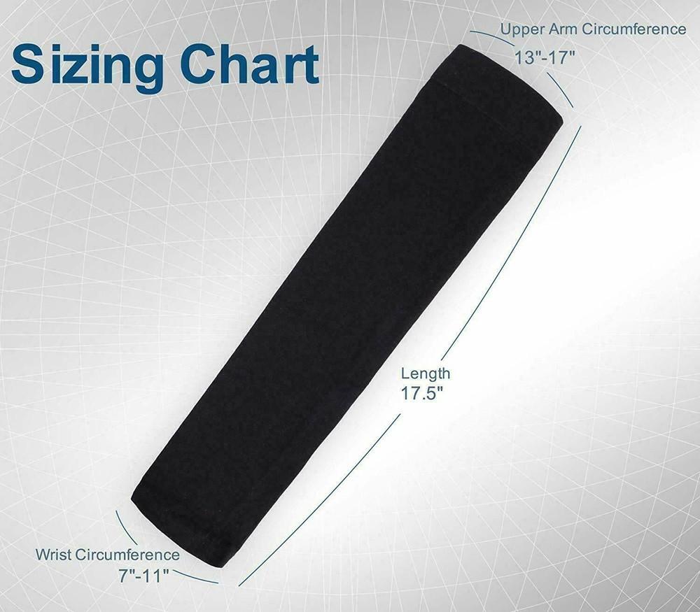 Cooling Arm Sleeves Compression Cover UV Sun Protection Sports For Men Women