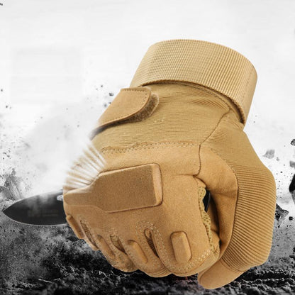 Tactical Training Full Finger Gloves Tough Outdoor Military Combat Riding Gloves