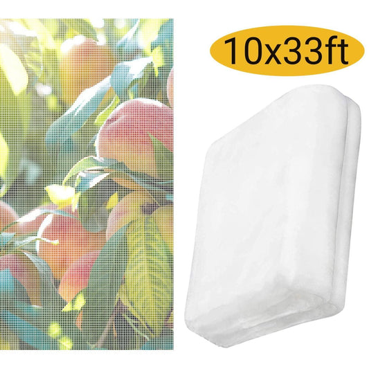 Garden Netting Bird Netting Protection Mesh Plant Cover Screen Vegetable Row Cover, Fruits Tree Flowers Garden Screen Barrier Net 10x33ft