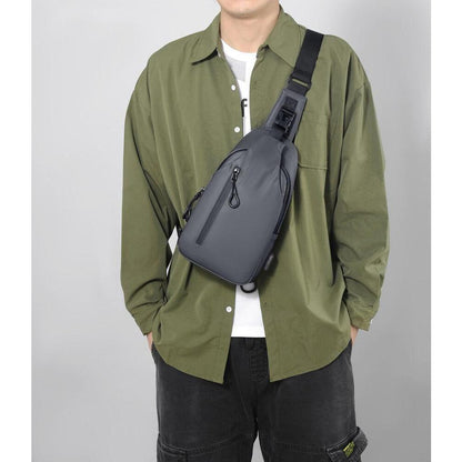 Mens Sling Bag Cross Body Handbag Chest Bag Shoulder Pack Sports Travel Backpack