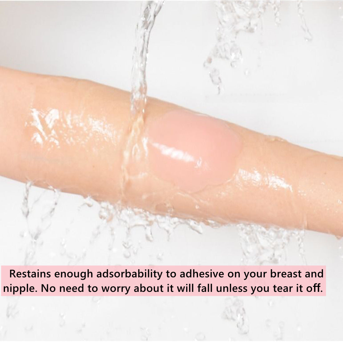 Nipple Cover Pasties Reusable Adhesive Invisible Breast Bra 5 Pairs Silicone Nippleless Bra Skin Covers for Women (Round+Petal)