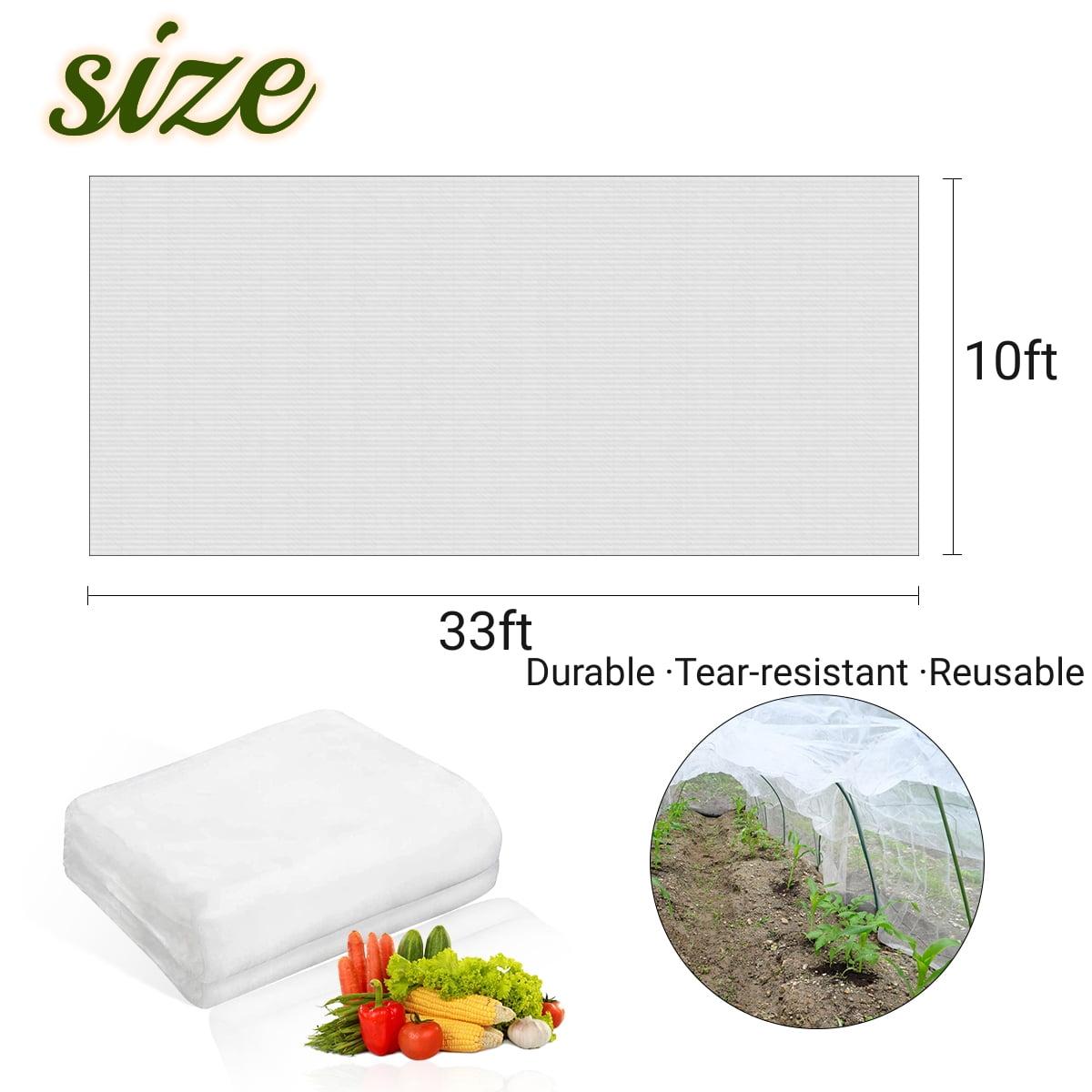 Garden Netting Bird Netting Protection Mesh Plant Cover Screen Vegetable Row Cover, Fruits Tree Flowers Garden Screen Barrier Net 10x33ft