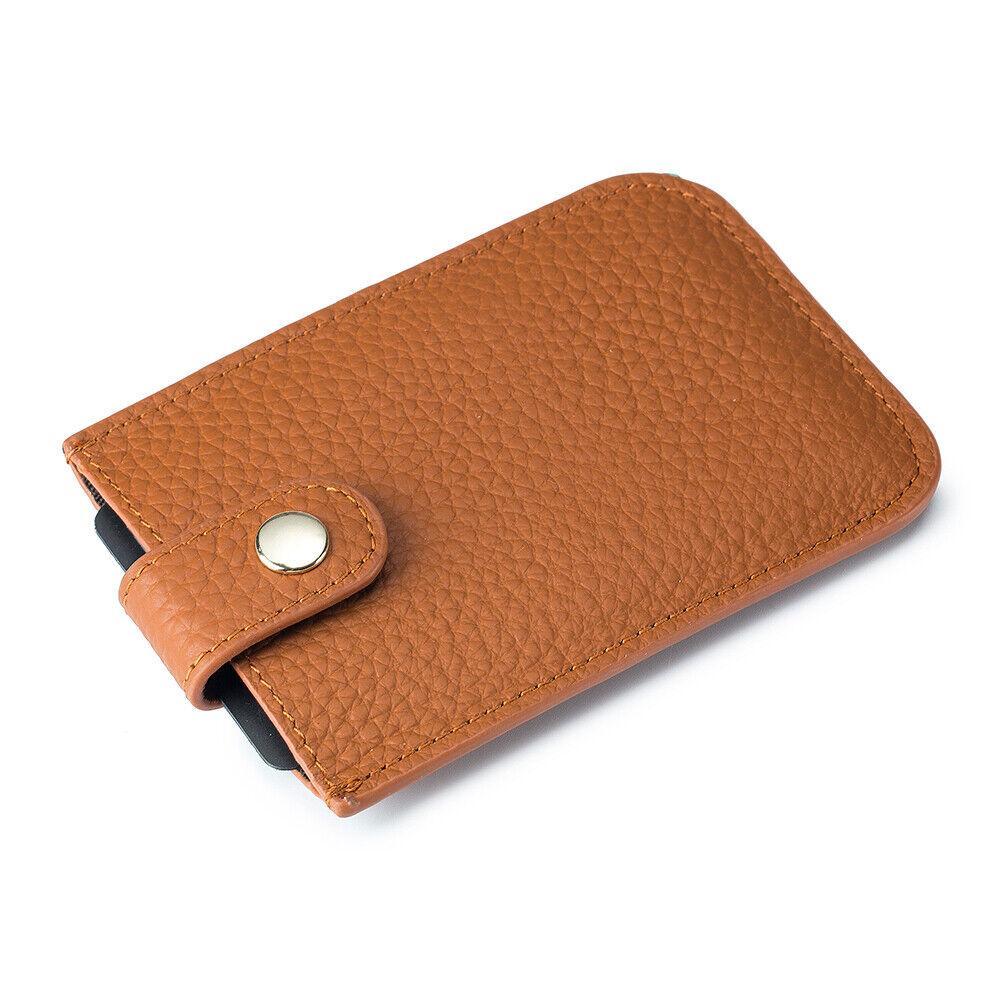 Slim Womens RFID Wallet Card Holder Small Leather Card Wallet Pocket Card Cover