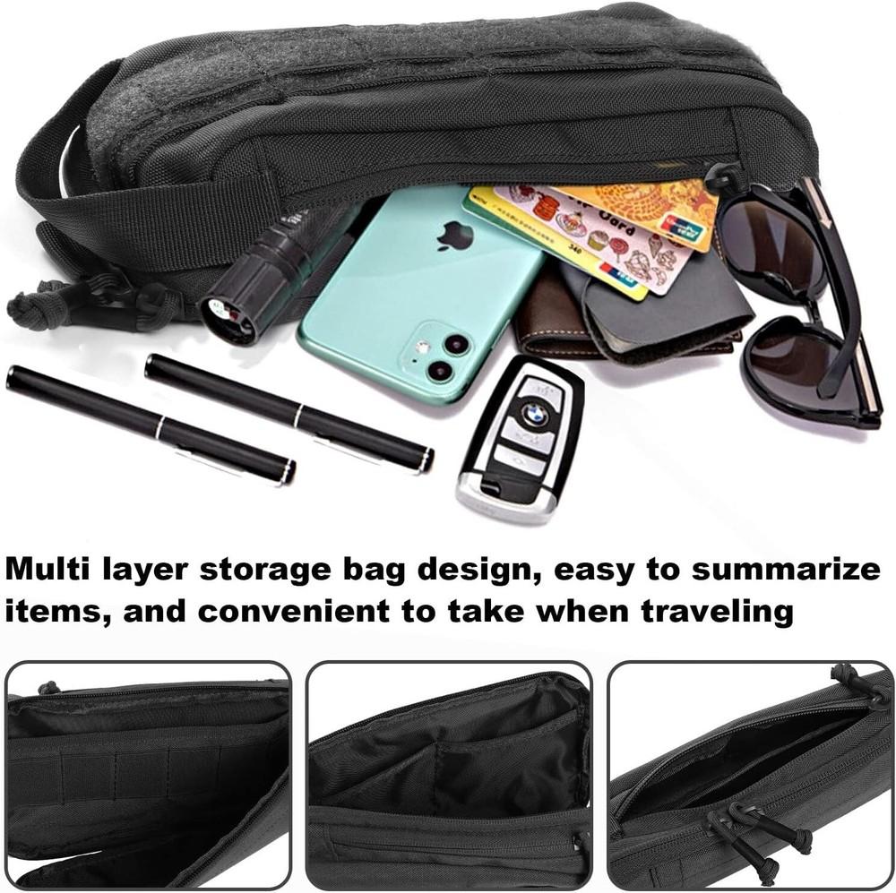 Tactical Sling Bag Military MOLLE Crossbody Pack Chest Shoulder Bag Waist Pouch