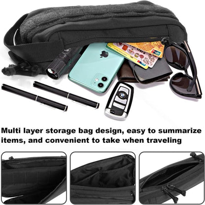 Tactical Sling Bag Military MOLLE Crossbody Pack Chest Shoulder Bag Waist Pouch