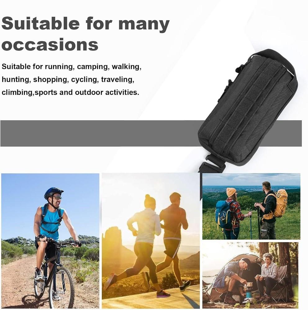 Tactical Sling Bag Military MOLLE Crossbody Pack Chest Shoulder Bag Waist Pouch