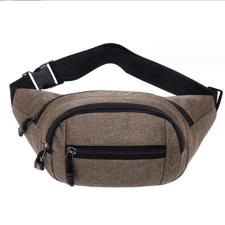 Hot Large Capacity Crossbody Waist Bag with Adjustable Strap for Travel Hiking
