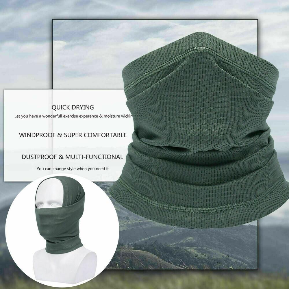 Neck Gaiter Bandana Face Mask Sun UV Cooling Gator Mask Face Cover for Men Woman