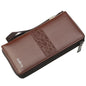 High Capacity Men's Business Clutch Wallet Long Zipper Card Holder Purse Handbag