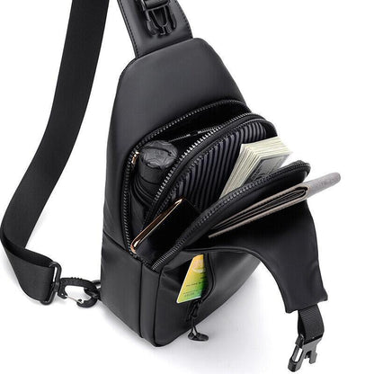Mens Sling Bag Cross Body Handbag Chest Bag Shoulder Pack Sports Travel Backpack