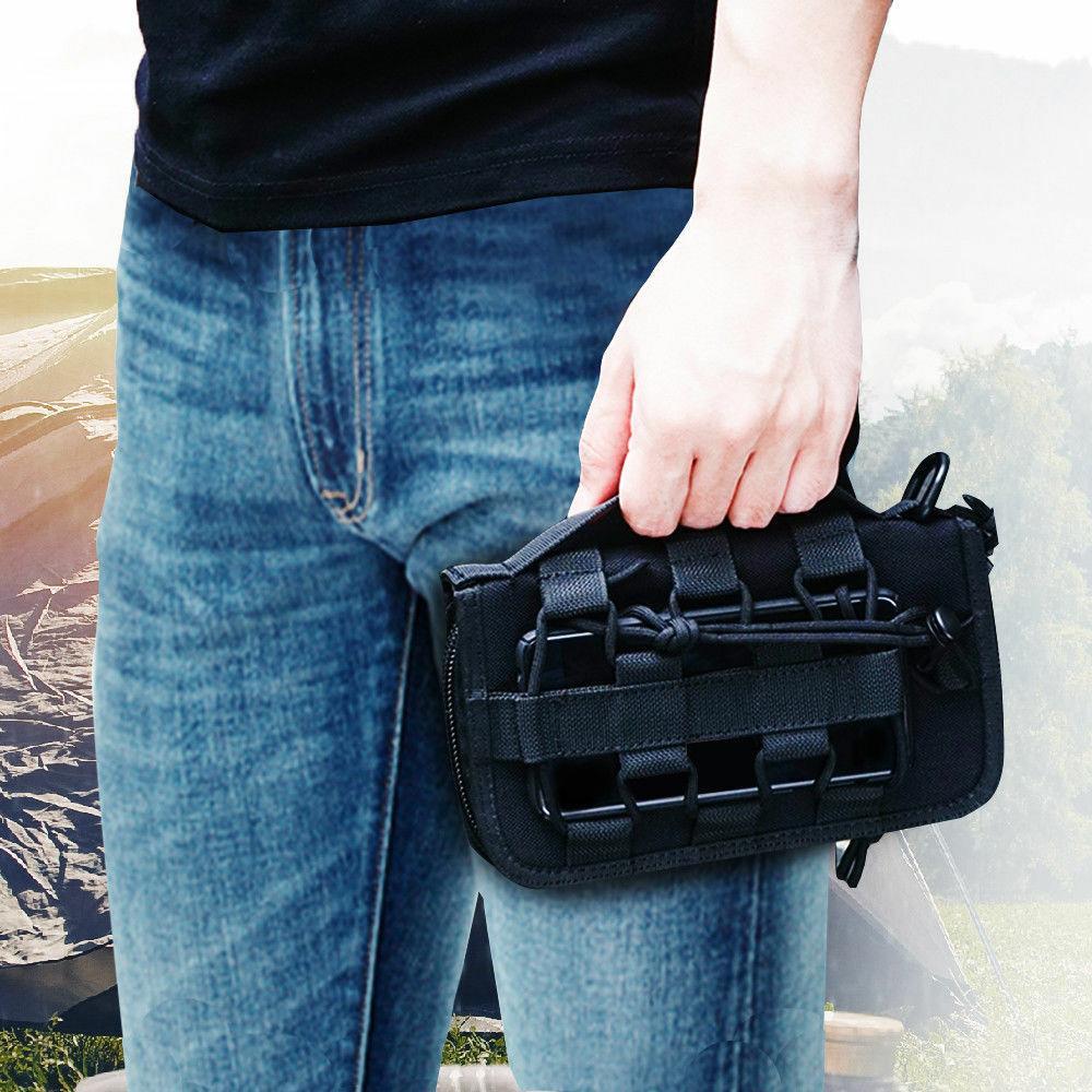 Tactical Men's Clutch Wallet Long Card Holder Case Phone Pouch Handbag Black US