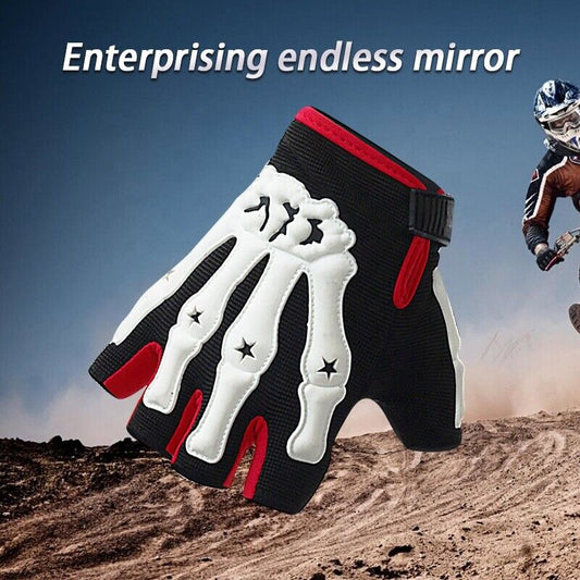 Mens Half Finger Cycling Gloves Breathable Shockproof MTB Mountain Bike Gloves