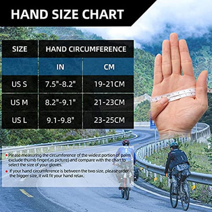 Men Mountain Bike Gloves Bicycle Glove with SBR Pad Anti-Slip Road Riding Gloves