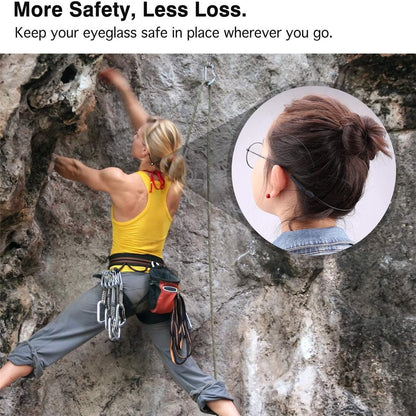 Eye Glasses Strap Eye wear Retainer Glasses Holder Straps Adjustable Sun Glass Strap Anti-slip Glasses Straps Unisex Eye-wear Retainer Safety Glass Holder
