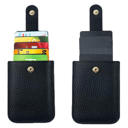 Slim Womens RFID Wallet Card Holder Small Leather Card Wallet Pocket Card Cover