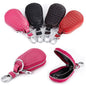 Men Women's Leather Key Holder Case Wallet Keychain Pouch Bag Zipper