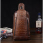 Mens Sling Bag Crocodile PU Shoulder Crossbody Chest Bag Satchels Hiking Daypack